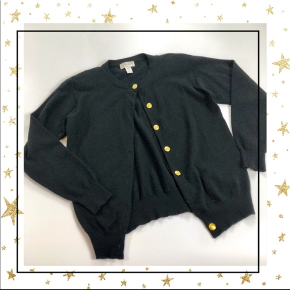 Lord & Taylor Sweaters - Lord&Taylor Sm Cashmere Black cardigan